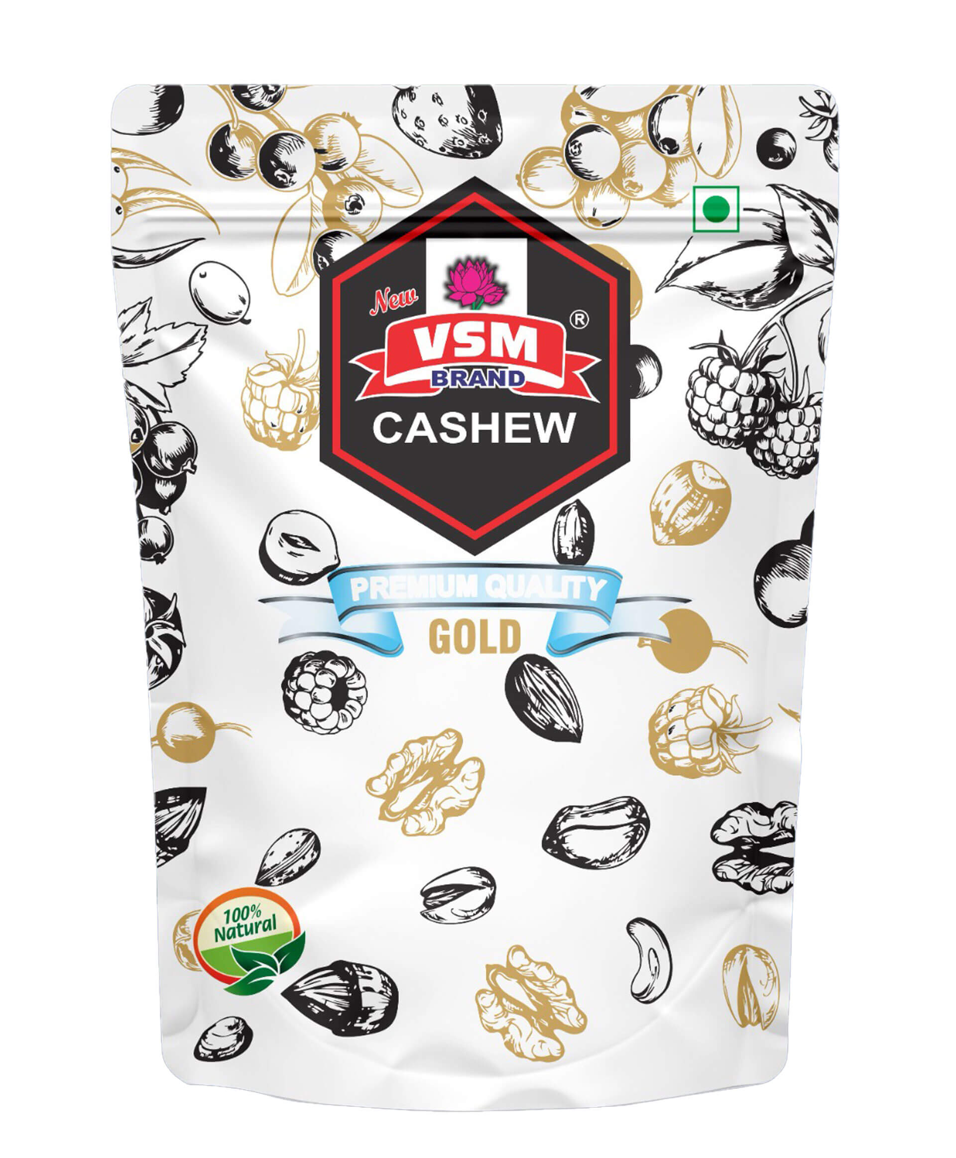 VSM Premium Whole Kaju | Cashew Nuts | W320 Grade